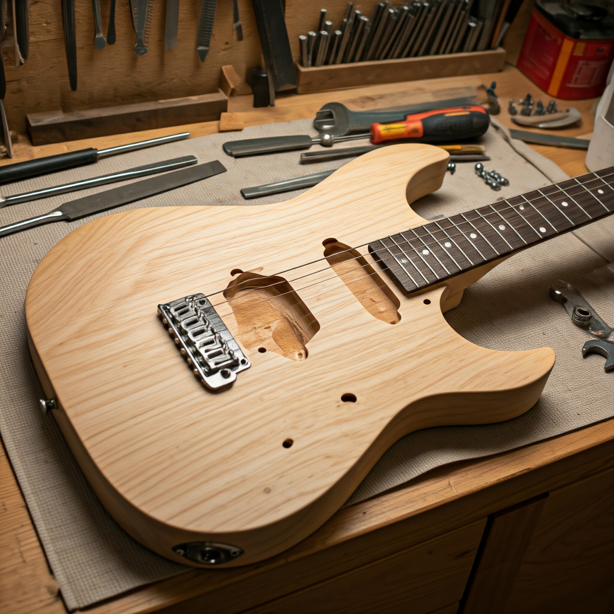 Building a custom guitar