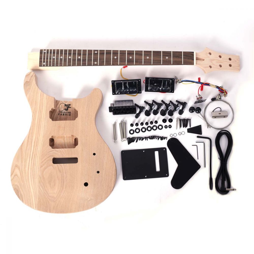 Ash Body guitar kit with 2 Humbucker