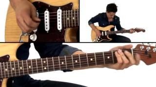 Stevie Ray Vaughan Guitar Lesson - Texas Blues Solo Performance - Corey Congilio