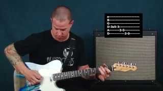 Country guitar lesson old school sounds with phaser Hank Williams inspired chords licks fills scales