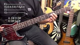 12 Bar Blues In A EASY Bass Guitar Lesson EricBlackmonMusicHD