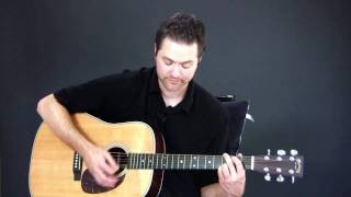 Country Music Guitar Lesson - Picking for Acoustic Guitar