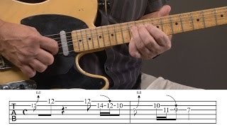 Bending Country Guitar Lick Lesson
