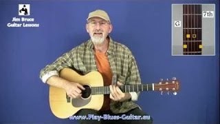 Acoustic Blues Guitar Lessons - Thumb Control Lesson #23 - Lady Madonna Part 1