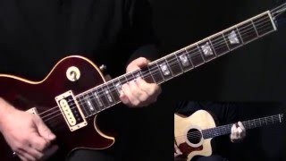 how to play "Baby Blue" on guitar by Badfinger | electric guitar lesson tutorial