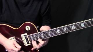 how to play "Crazy Train" by Ozzy Ozbourne Randy Rhoads - guitar solo lesson
