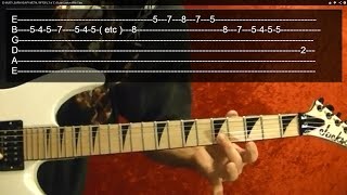20 MUST LEARN HEAVY METAL RIFFS!! ( 3 of 3 ) Guitar Lesson With Tabs