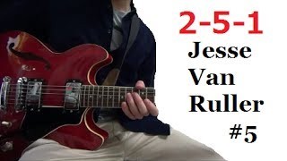II V I - Jesse Van Ruller #5 ã€Transcription Solo Licksã€‘ Tabs
