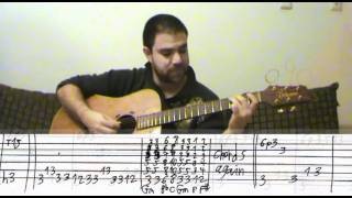 Tutorial: Mission Impossible - Fingerstyle Guitar w/ TAB