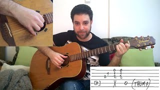6 Percussive Fingerstyle Techniques & 15 Exercises - Guitar Lesson w/ TAB