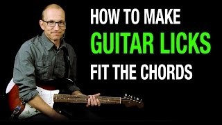 Making Guitar Licks fit the Chords - Q & A with Robert Renman
