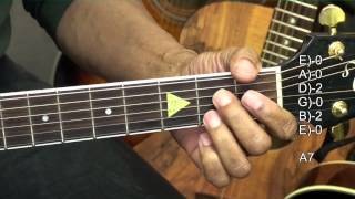 Guitar Chord Form Tutorial #243 Eric Clapton Style Blues Chords Lesson EricBlackmonMusicHD