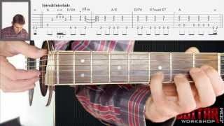 Tears in Heaven by Eric Clapton - Guitar Lesson & TAB -  How to play acoustic guitar