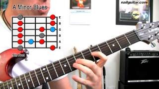 A Minor Blues Scale - Guitar Lesson (Must Learn For Rock & Blues Soloing)