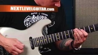 Learn Eric Johnson inspired fast picking lead guitar lesson Pentatonic scale lick sequences soloing