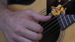 Learn how to play fingerstyle acoustic guitar lesson finger picking free strokes & exercises part4