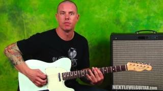 Learn Blues lead guitar licks and rhythms Jimmie Vaughan inspired soloing ideas devices tips