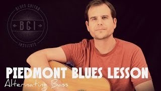 Beginner Piedmont Blues Finger Picking Lesson