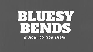 Make Your Bending Bluesy with Quarter Step Bends | Tuesday Blues 041