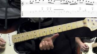Stevie Ray Vaughan - Tightrope Solo - Blues Guitar Lesson (w/TABS)