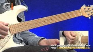 Stevie Ray Vaughan Style Guitar Lesson - Bonus Material Issue 20 Guitar Interactive