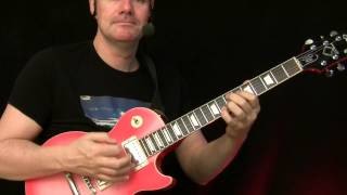 Guitar Lesson : Blues Rock ( SRV Style )