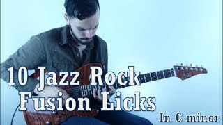 10 Jazz Rock Fusion Licks in C minor