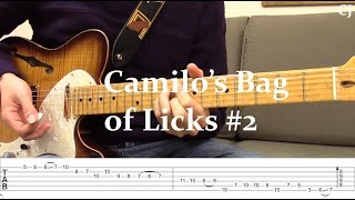Chromatic Style Jazz Blues Lick (With Tab) - Guitar Lesson - Camilo's Bag of Licks #2