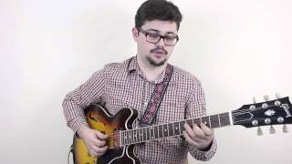 Jazz Blues Lick Over G7 - Jazz Guitar Lesson on Dominant Licks