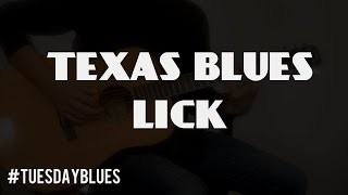 Texas Blues Lick | Tuesday Blues Guitar Lesson #031