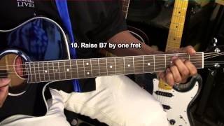 Slow Blues Prt2 How To Play Old School 12 Bar Blues Guitar Lesson #8 EricBlackmonMusicHD