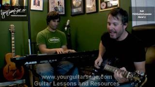 YGSGL - 12 Bar Blues Jam w Drumkey87 - Beginner Acoustic Guitar Lesson