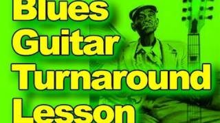 Blues Turnaround You MUST Learn! Guitar Lessons - Easy Beginners Electric Acoustic Riff Tutorial