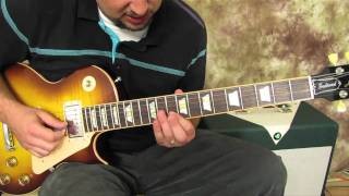 How to play lead electric blues guitar solo skills lesson - Pentatonic Scale