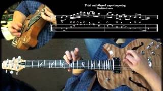 ADVANCED JAZZ GUITAR LESSON: Superimposing Triads and Altered Scale