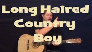 Long Haired Country Boy (CHARLIE DANIELS) Easy Strum Guitar Lesson