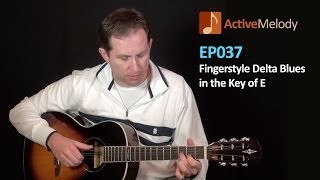 Fingerstyle Acoustic Blues Guitar Lesson - Delta Blues Style