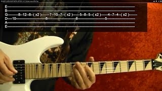 20 MUST LEARN HEAVY METAL RIFFS!! ( 2 of 3 ) Guitar Lesson With Tabs