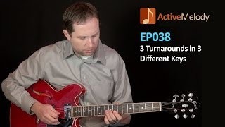 How to play turnarounds on guitar -- Turn around guitar lesson - EP038
