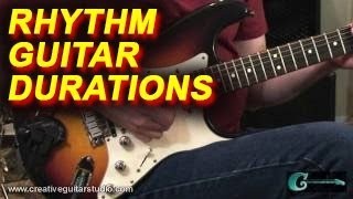 RHYTHM GUITAR: The Duration Workout Exercise