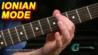 Guitar Lesson: The Major Scale - Ionian Mode
