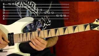 20 MUST LEARN HEAVY METAL RIFFS!! ( 1 of 3 ) Guitar Lesson ( With Printable Tabs! )