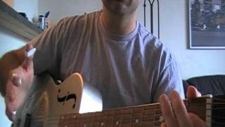 Bukka White's "percussive roll" guitar lesson Aberdeen Blues