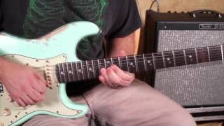 Jimi Hendrix Style Bending Lick - Blues Rock Guitar Lessons - Lead Guitar Soloing Lesson strat