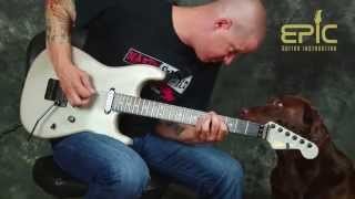 Learn super easy rock guitar song lesson Jailbreak by Thin Lizzy with chords licks riffs