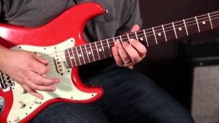 Double Stop Bend with Rake Lick - Blues Rock Guitar Solo Lessons - Pentatonic Scale Licks