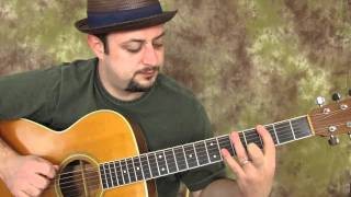 acoustic blues scale - fun, easy beginner guitar