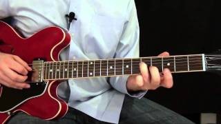 Blues Rhythm Guitar Lesson - Key of E