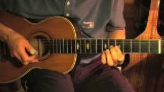 Slow blues in E - Fingerpicking  Guitar lesson - Bad Blues Part 5 -