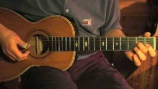 Slow Blues in E - Fingerpicking Guitar Lesson - Bad Blues Part 2